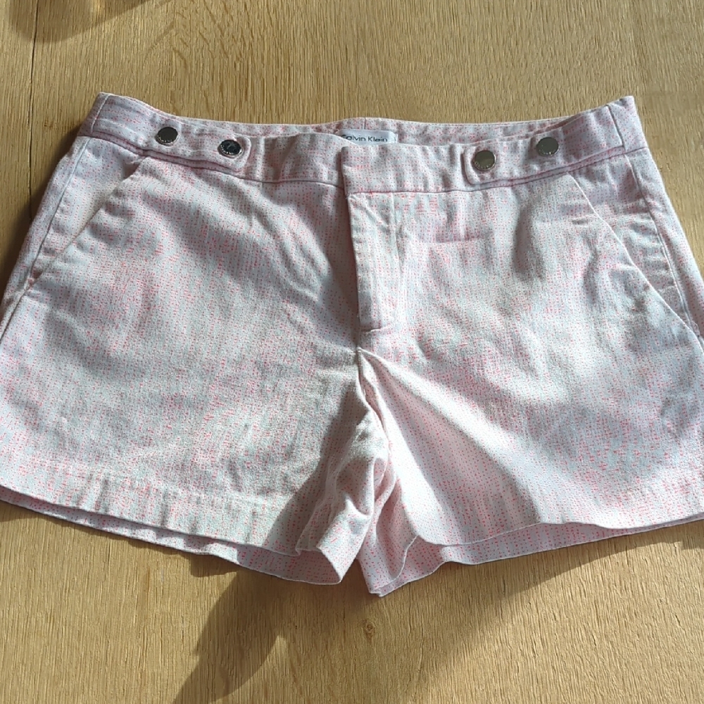 Calvin Klein Light Pink High Waist Shorts